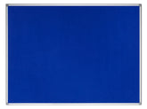 Bi-Office Earth-It Blue Felt Noticeboard Aluminium Frame 900x600mm - FA0343790 DD
